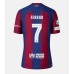 Barcelona Ferran Torres #7 Replika Hemma matchkläder 2023-24 Korta ärmar